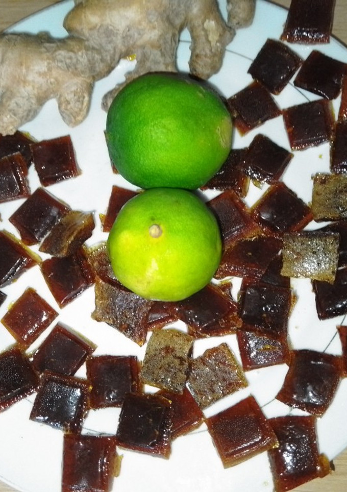 Una foto de Caramelos de jengibre y limón