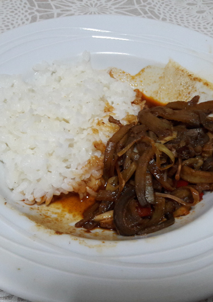 Una foto de "Cerdo" mechado sin gluten y vegano🐖