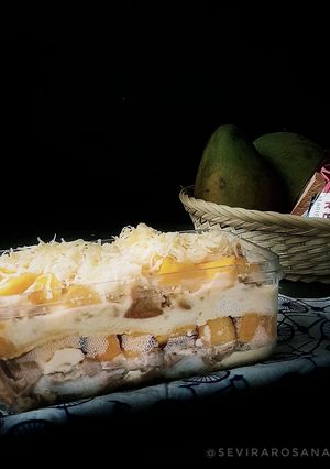 Foto resep Mango Float Dessert Box
