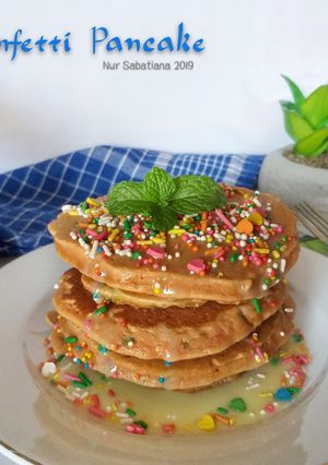 Foto resep Funfetti Pancake