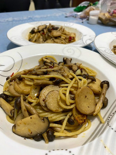 Foto resep Spaghetti Mushroom Aglio Olio