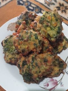 Foto resep Bakwan jagung bayam