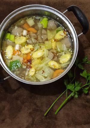 Foto resep Sayur sop bakso sapi