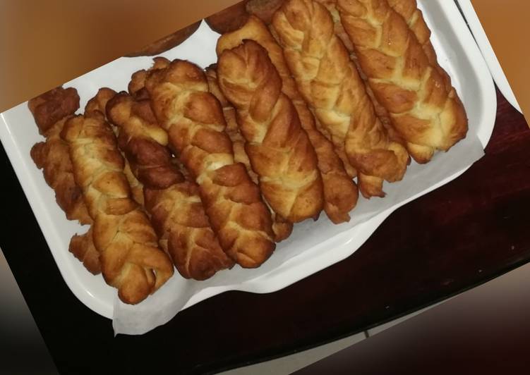 Simple Way to Make Quick Braided donuts