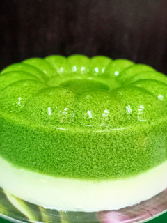 Foto resep Puding Lumut Green Tea Keto 😍