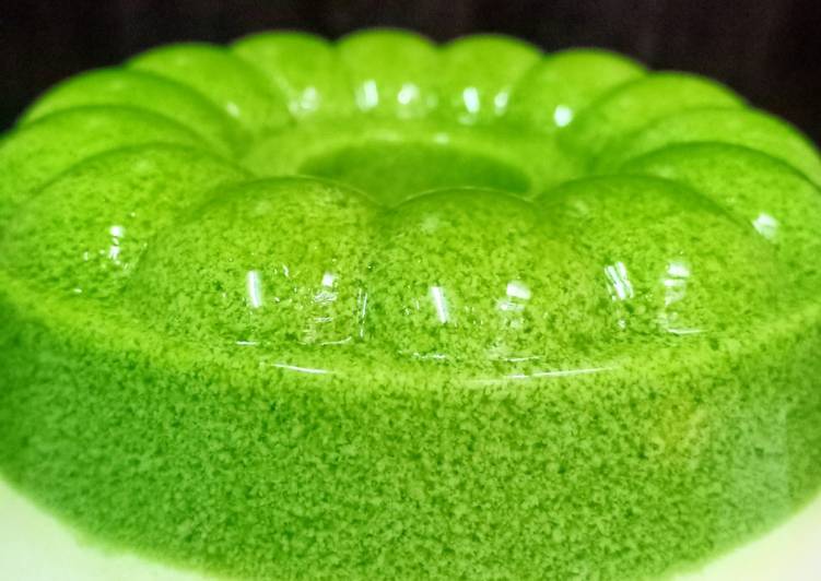 Cara Gampang Membuat Puding Lumut Green Tea Keto 😍 Anti Gagal