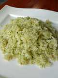 Mi técnica para el arroz (con toque verde)