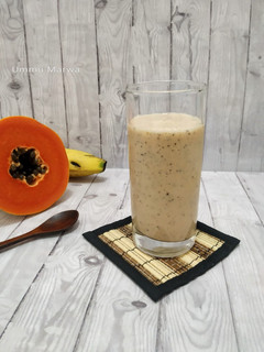 Foto resep Smoothie Yogurt + Biji Pepaya