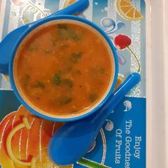 Tomato soup A picture of Tomato soup.