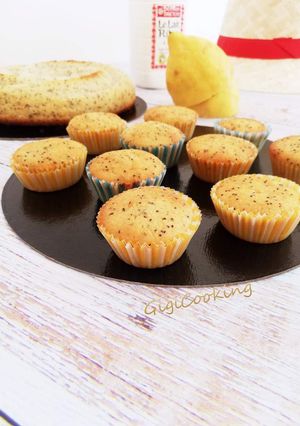 Une photo de Mini cakes citron pavot au lait Ribot