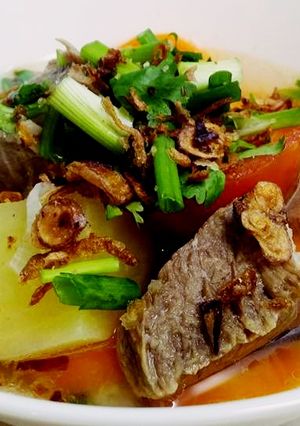Foto resep Sop Daging Tulangan Sapi / Buntut