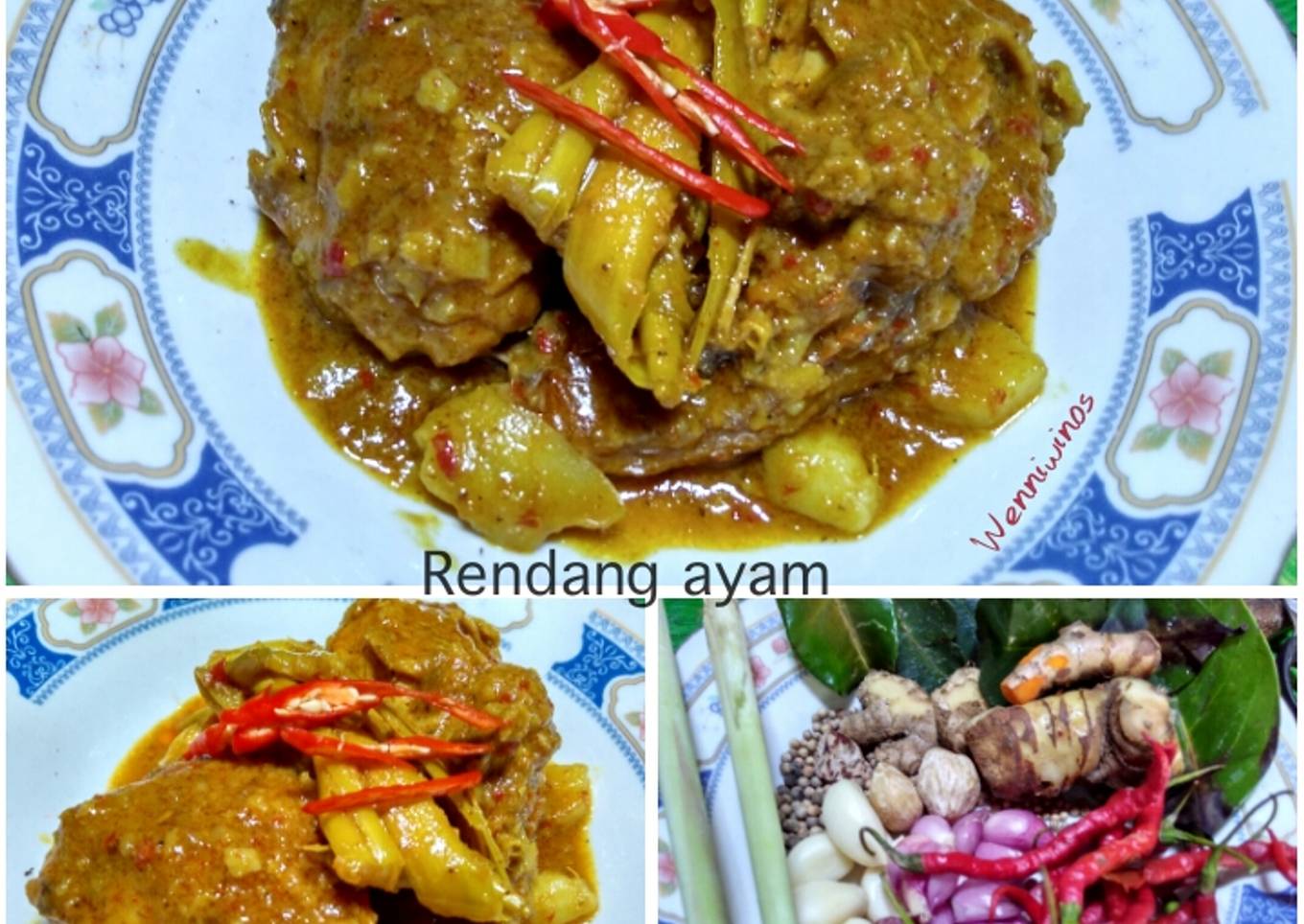 Resep Rendang Ayam / Ayam 13 rempah Anti Gagal