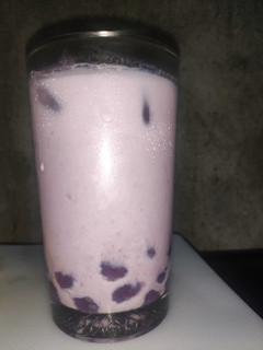 Foto resep Taro milk boba "susu ubi ungu dan boba"
