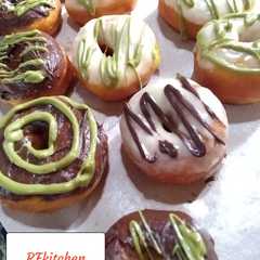 รูปของ Pumpkin donut aka Donat labu Kuning