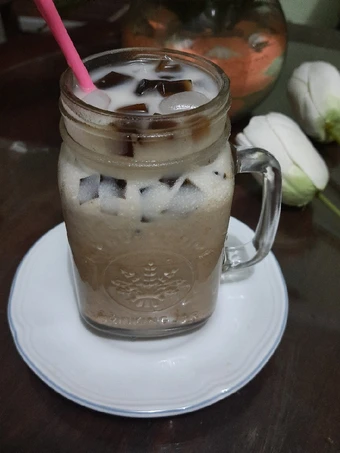 Langkah Gampang Membikin Resep Es Cappuccino Cincau ala-ala yang  Bikin Ketagihan Anti Ribet, Lezat Sekali