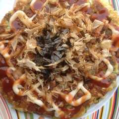 Smoked Beef & Cheese Okonomiyaki রেসিপির প্রধান ছবি