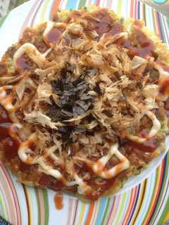 Foto resep Smoked Beef & Cheese Okonomiyaki