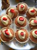 Muffins de San Valentín
