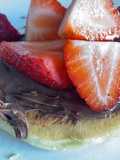 Panquecas Simples com Nutella e Morangos