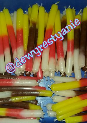 Foto resep Es Susu Pensil Rainbow