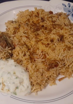 A picture of Lamb Pilau/ Pulao 🍲.