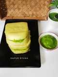 Roti Kukus Pontianak Pandan Filling Sarikaya