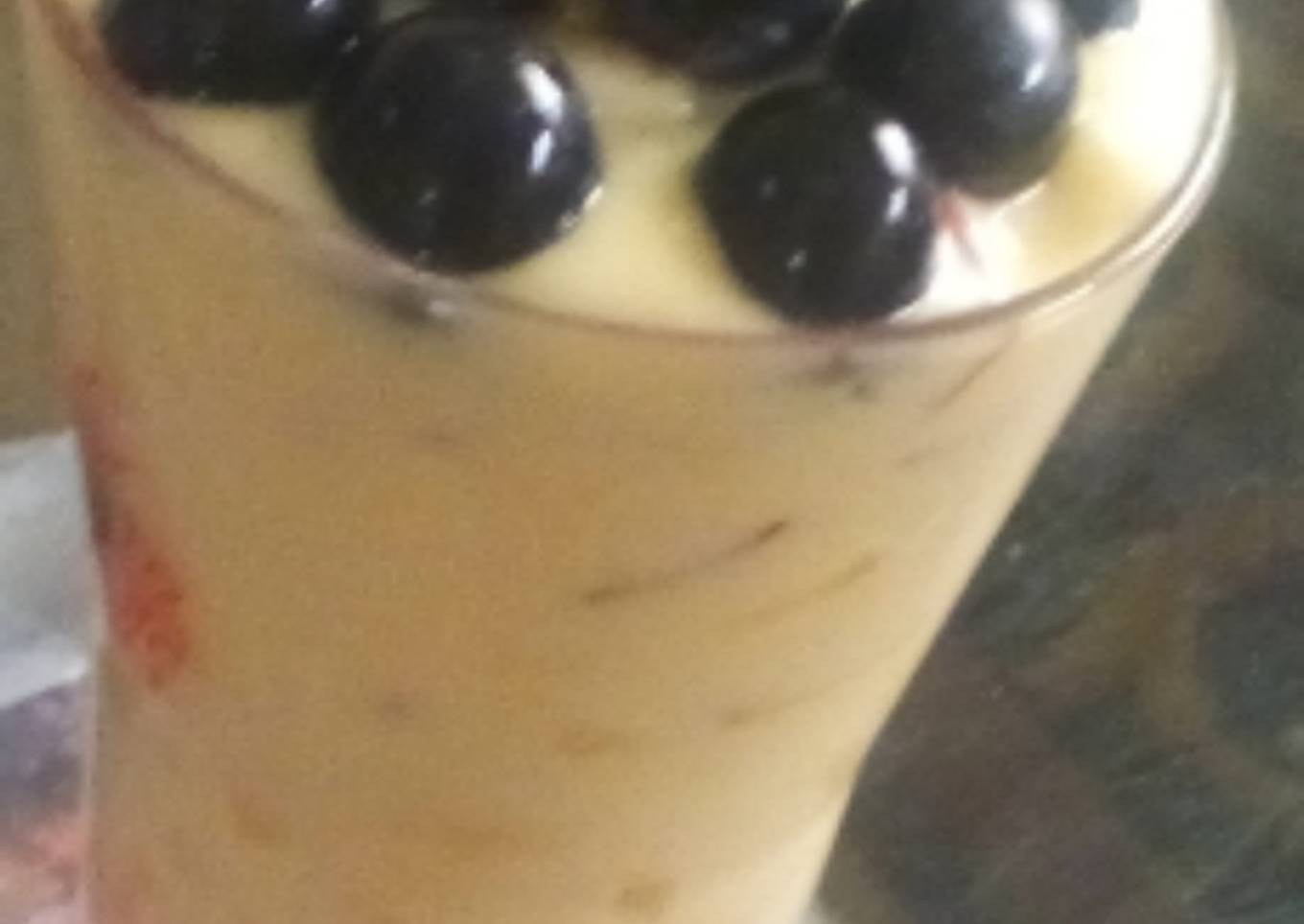Custard with fruits#Ramadhancontest
