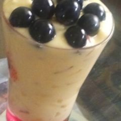 A picture of Custard with fruits#Ramadhancontest.