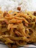 Riquísimos olluquitos con carne