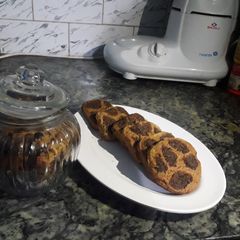 A picture of Leapord print cookies.