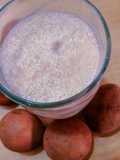 Delicious sapodilla (chiku) shake