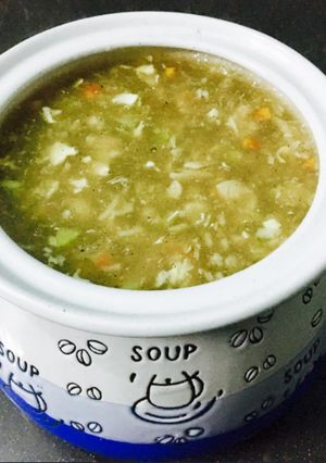 A picture of Chicken Corn Soup.