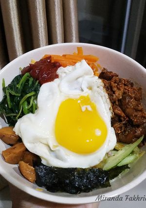 Foto resep Bibimbap - Menu Diet dan Hamil Sehat