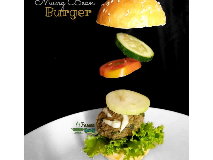 Ternyata begini lho! Resep memasak 🍔Mung Bean Burger🍔  sempurna