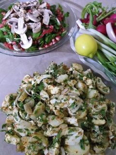 صورة لوصفة بطاطا مسلوقة وبيض 😋💞