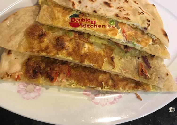 Recipe of Any-night-of-the-week Egg paratha | Easy Recipe For Dinner