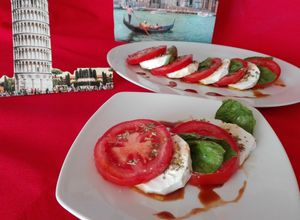 Una foto de Ensalada caprese