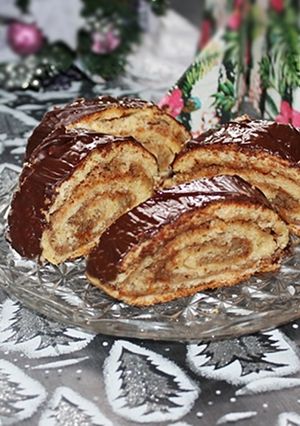 Zserbótekercs recept fotója