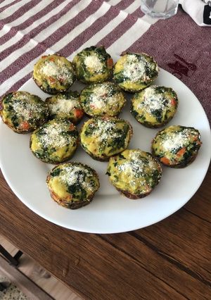 Una foto de Muffins de verduras