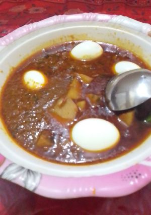 A picture of Egg Gravy 🥚🍳🥚.