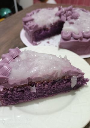 A picture of Ube Cake.