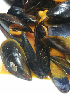 Una foto de Mejillones al cava