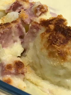Una foto de Coliflores con falsa bechamel y pavo