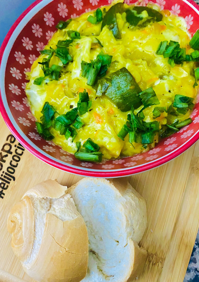 Una foto de RISOTTO AL VERDEO CON ZAPALLITOS 🍲🍽️🍷🍲