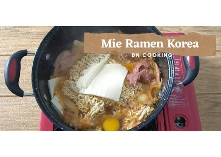 Cara Membuat Mie Ramen Korea Yang Renyah