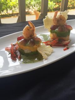 Una foto de Causa verde de camarón