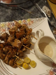 A picture of Bar B. Q sticks.