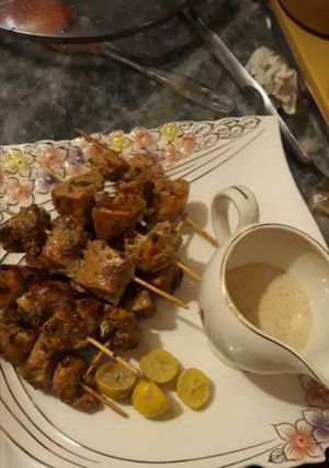 A picture of Bar B. Q sticks.