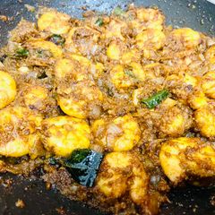 Prawn masala fry A picture of Prawn masala fry.
