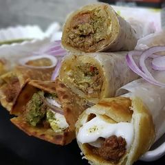 Beef Bihari Boti Paratha Roll A picture of Beef Bihari Boti Paratha Roll.